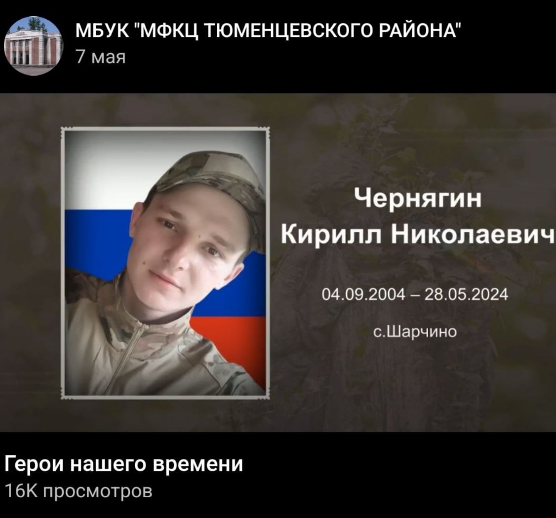 Chernyagin Kirill Nikolaevich
