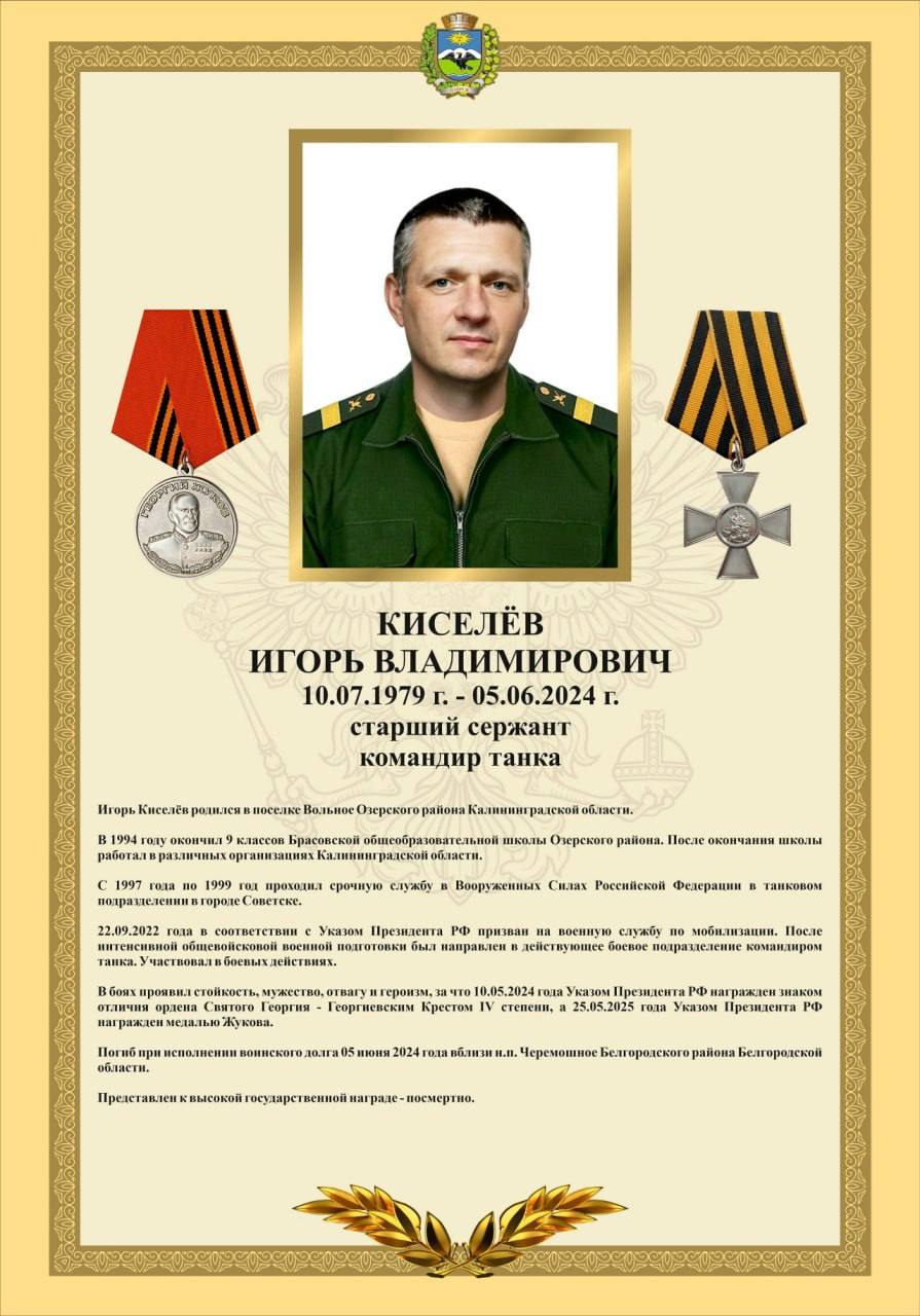 Kiselev Igor Vladimirovich