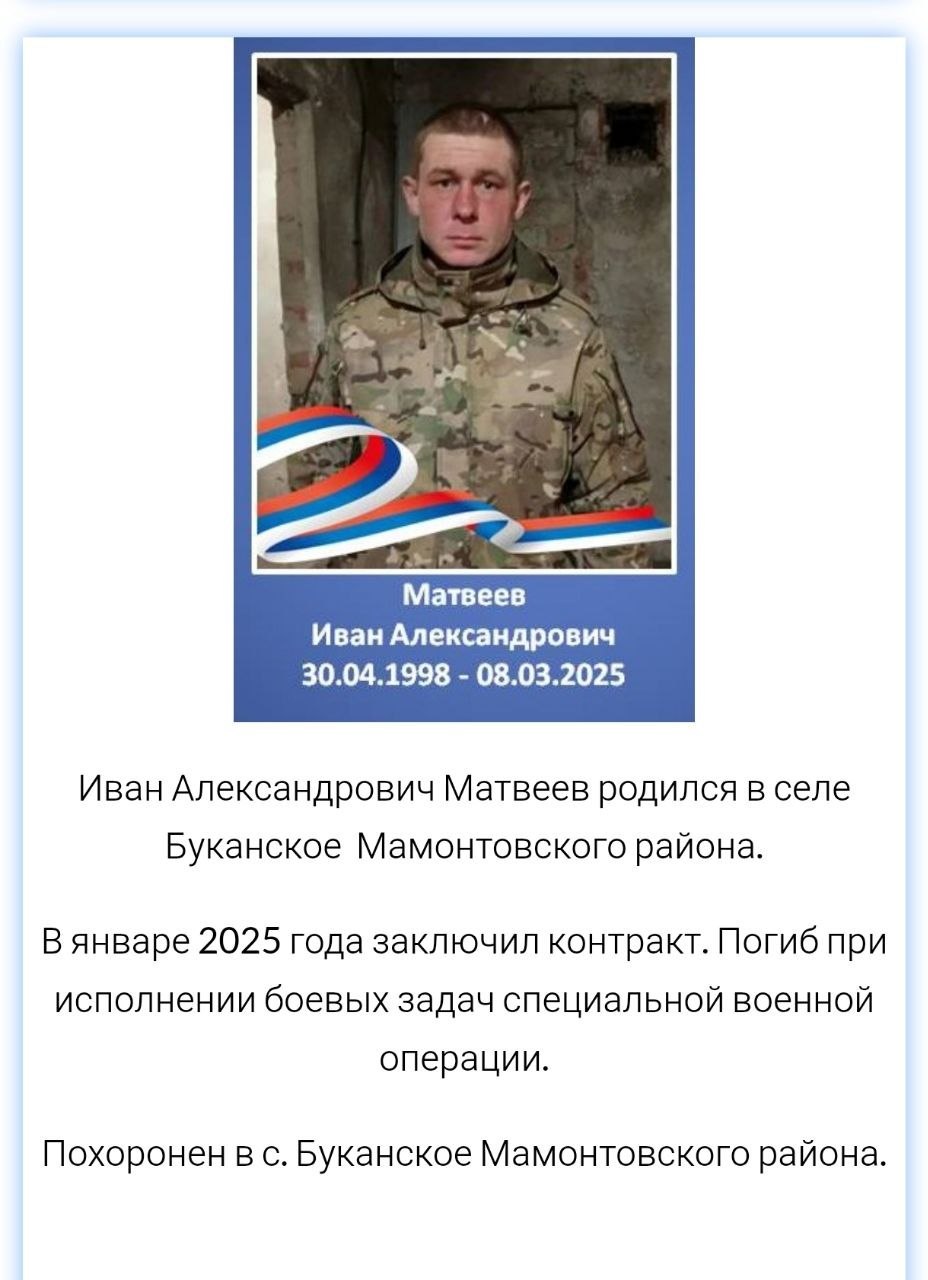 Matveev Ivan Aleksandrovich