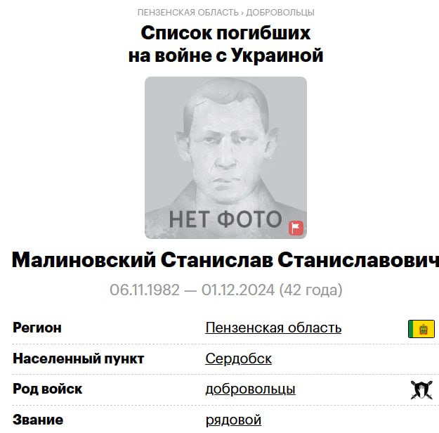 Malinovskiy Stanislav Stanislavovich