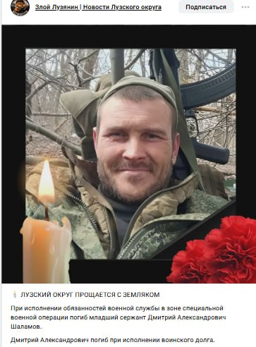 Shalamov Dmitriy Aleksandrovich