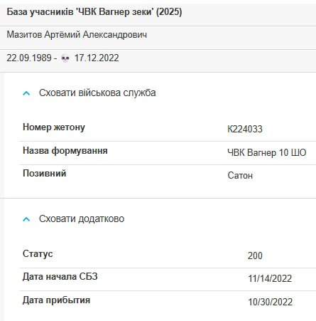 Мазитов Артемий Александрович