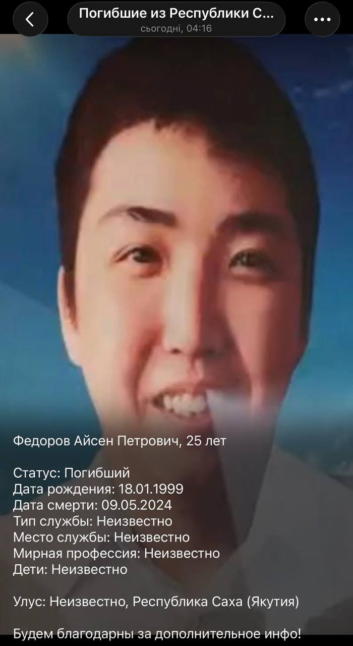 Федоров Айсен Петрович