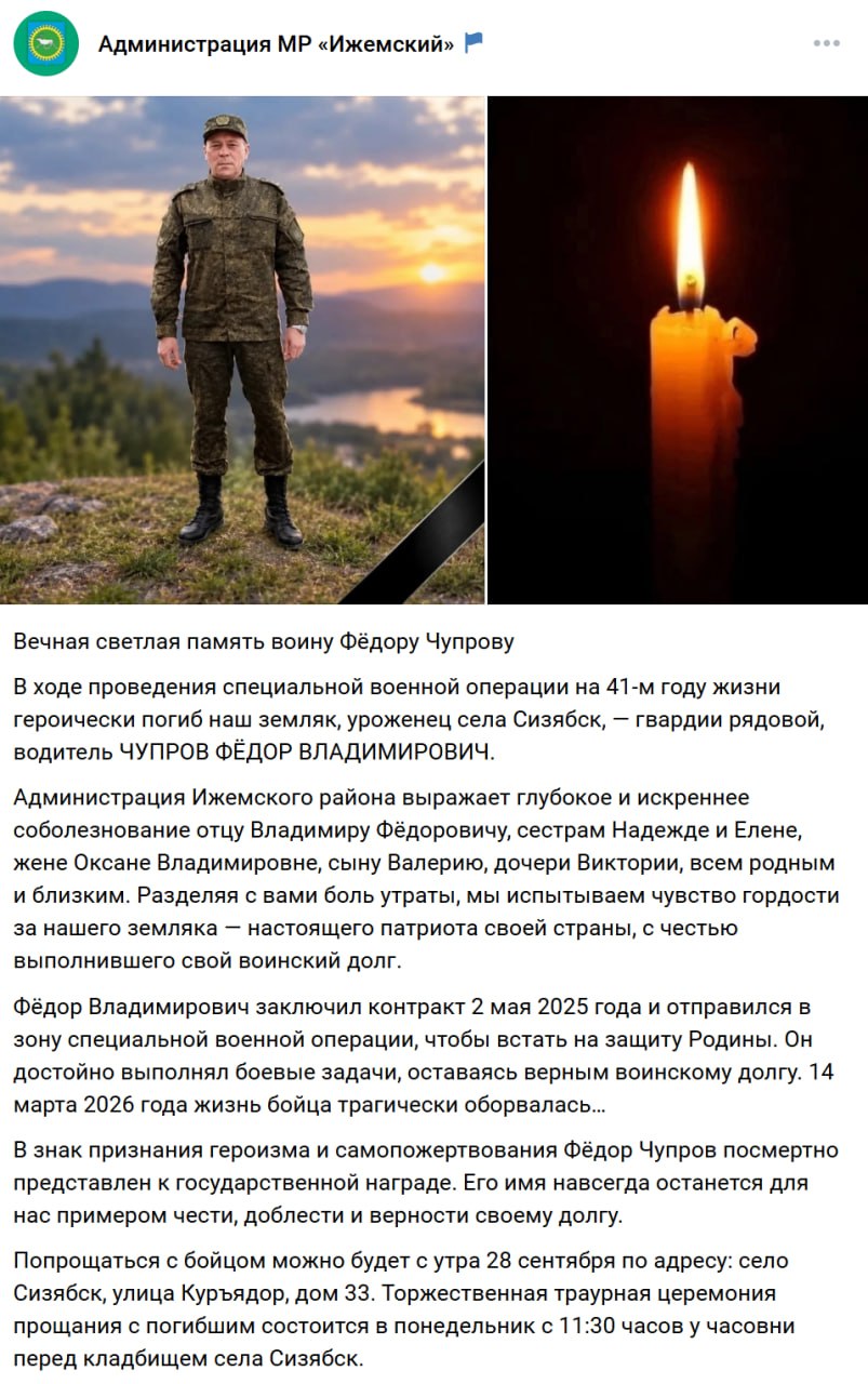 Чупров Фёдор Владимирович