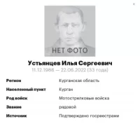 Ustyantsev Ilya Sergeevich
