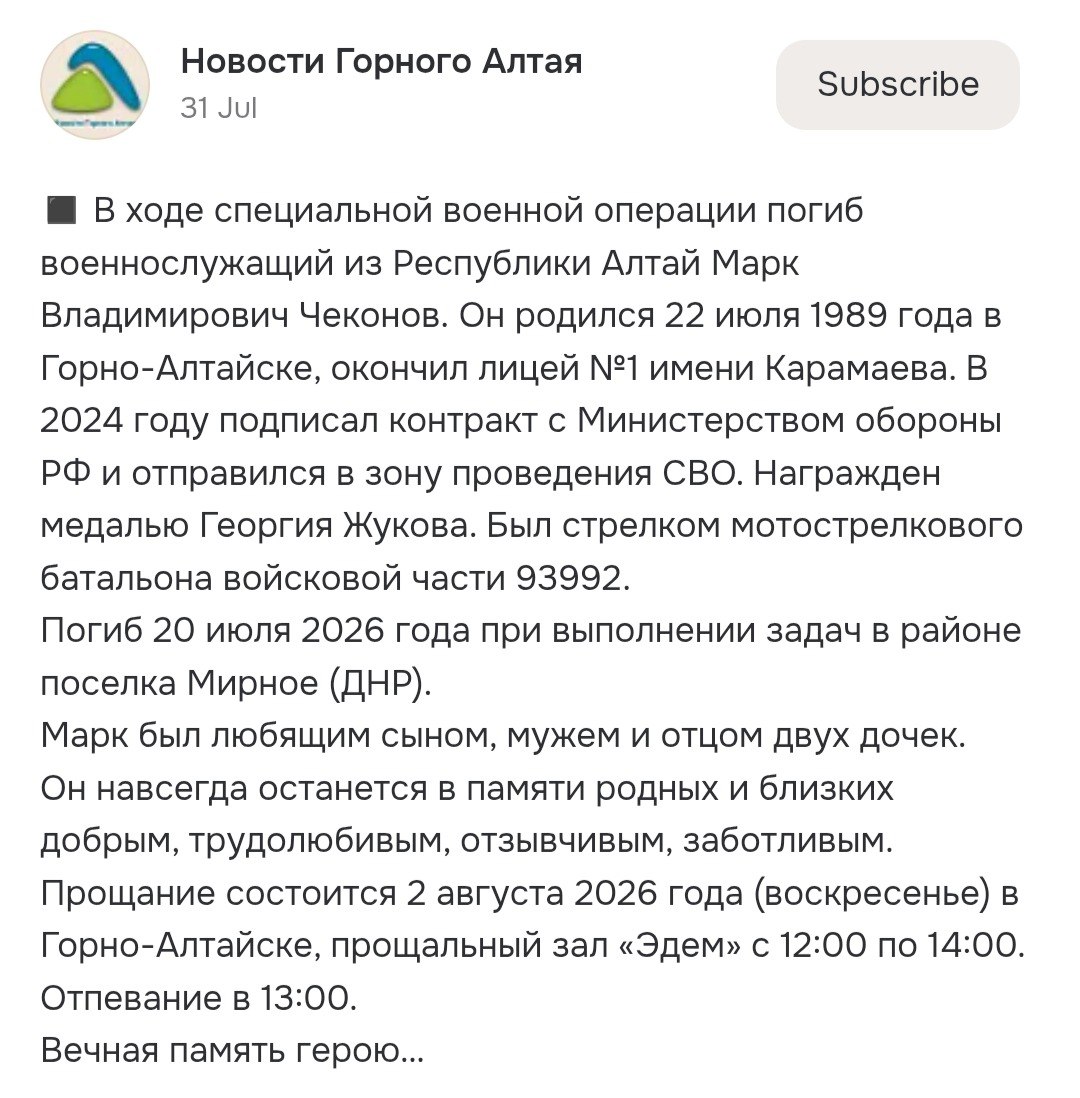 Чеконов Марк Владимирович