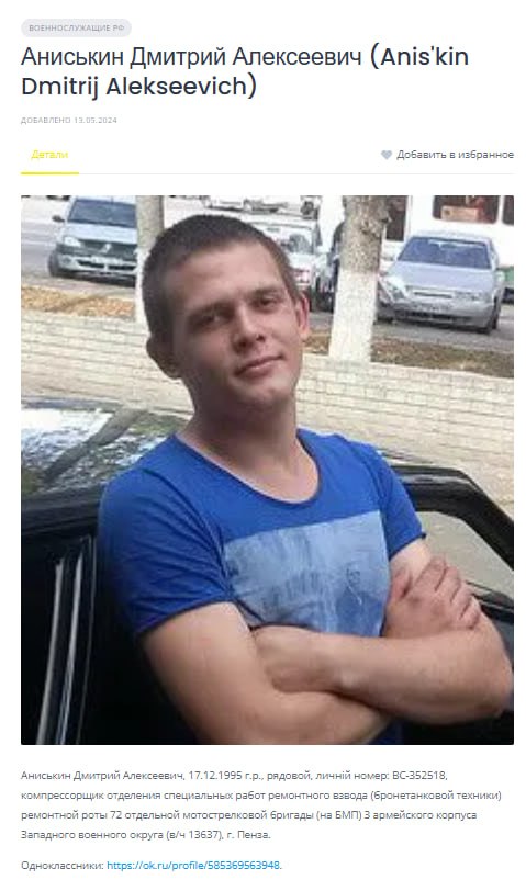 Аниськин Дмитрий Алексеевич