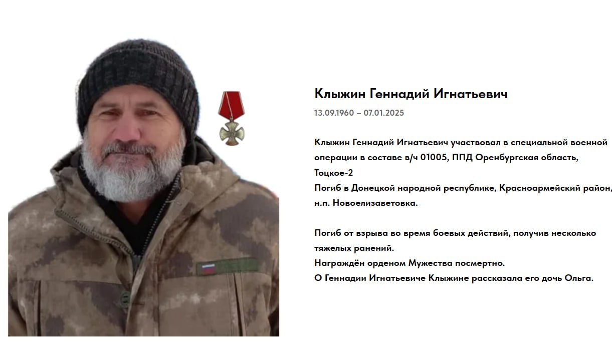 Klyzhin Gennadiy Ignatevich