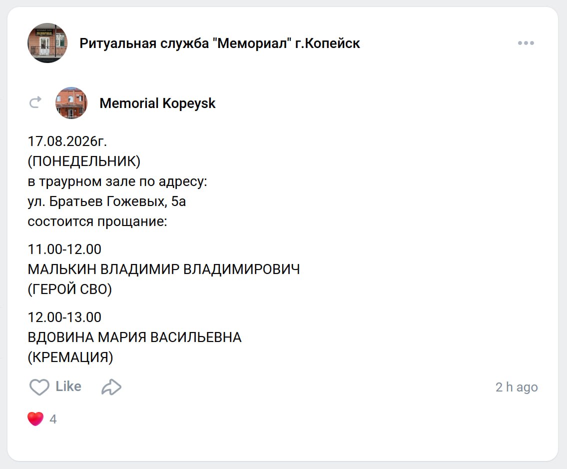 Малькин Владимир Владимирович