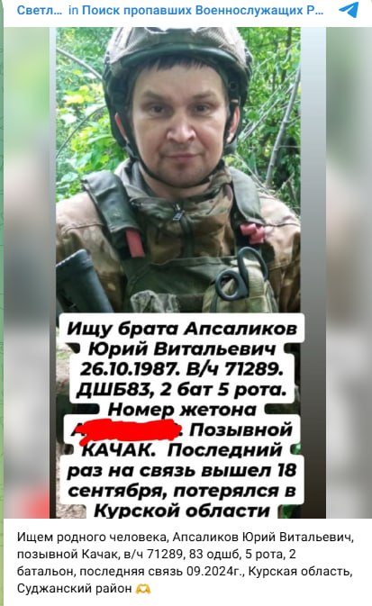 Apsalikov Yuriy Vitalevich