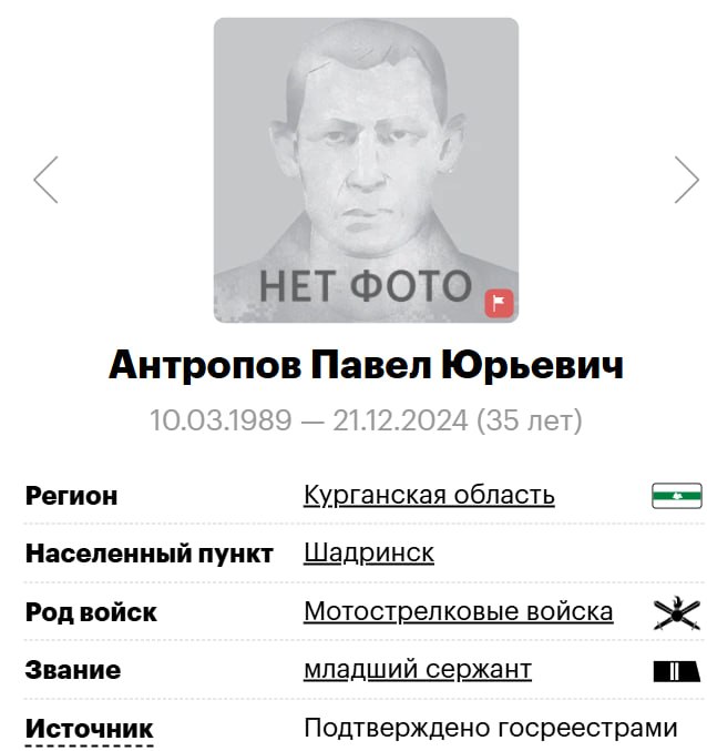 Antropov Pavel Yurevich