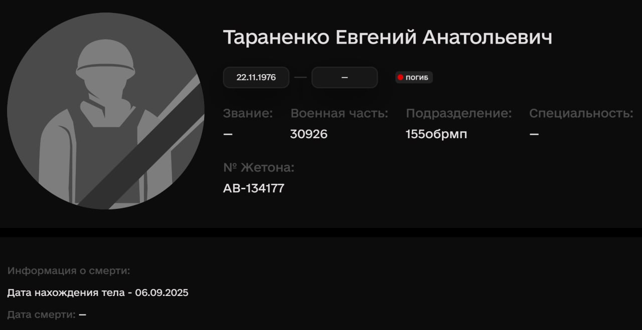 Taranenko Evgeniy Anatolevich