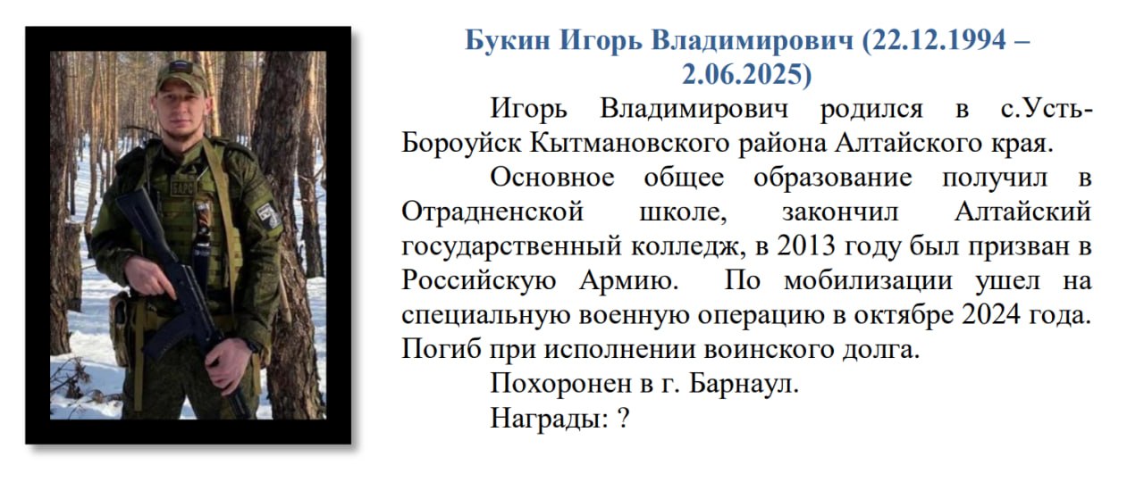 Bukin Igor Vladimirovich