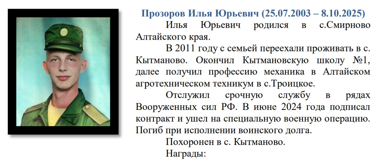 Prozorov Ilya Yurevich
