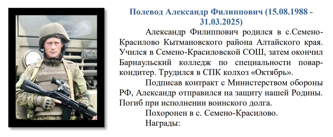 Polevod Aleksandr Filippovich