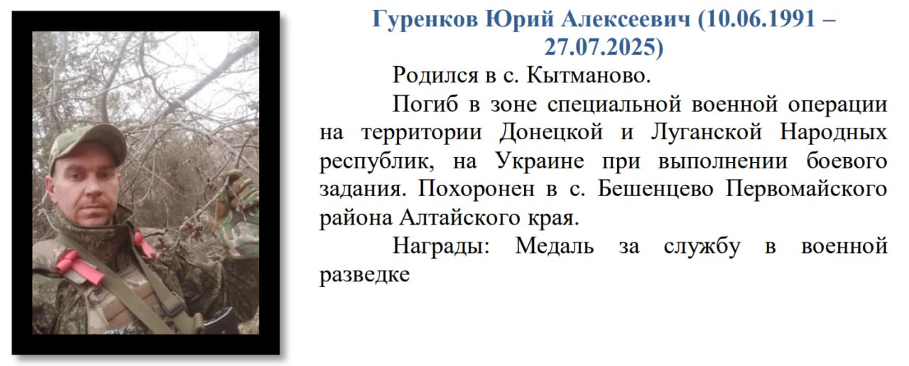 Gurenkov Yuriy Alekseevich