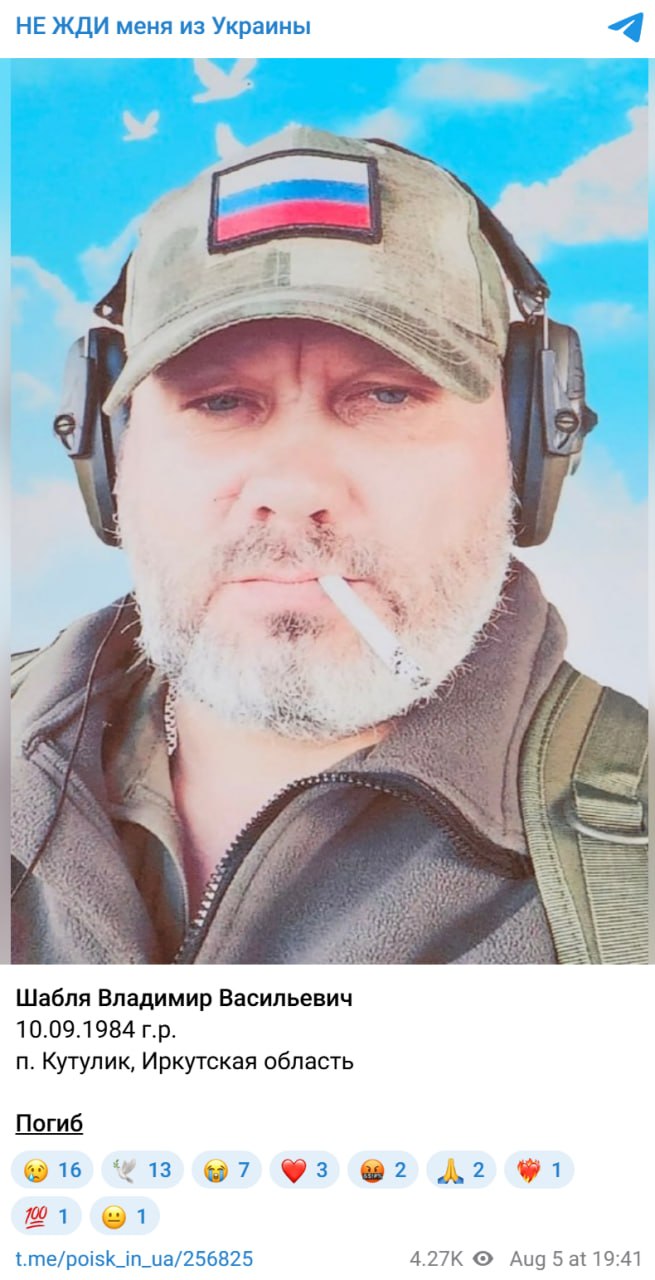 Shablya Vladimir Vasilevich