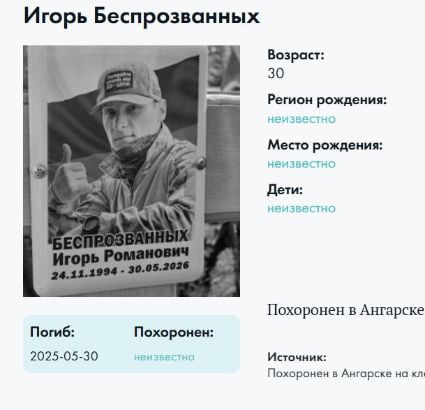 Беспрозванных Игорь Романович