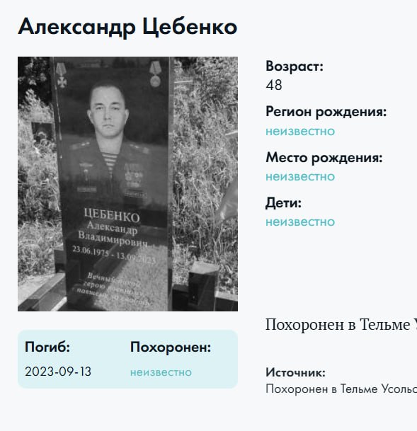 Цебенко Александр Владимирович