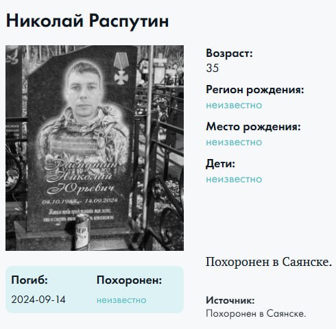 Распутин Николай Юрьевич