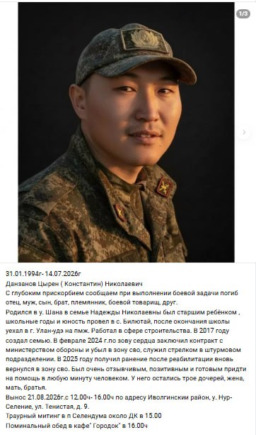 Данзанов Цырен Николаевич