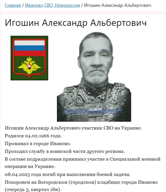 Igoshin Aleksandr Albertovich