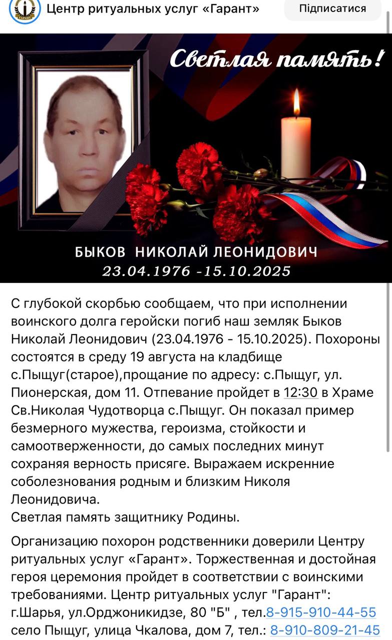 Быков Николай Леонидович