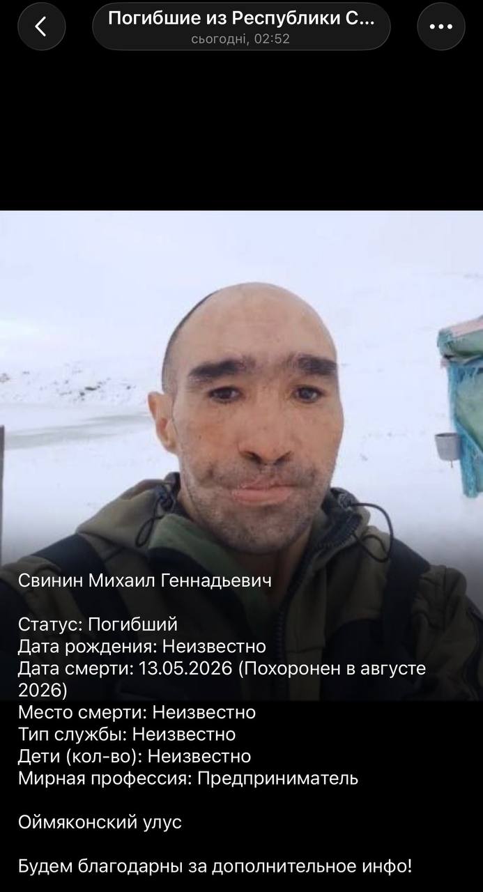 Svinin Mikhail Gennadevich