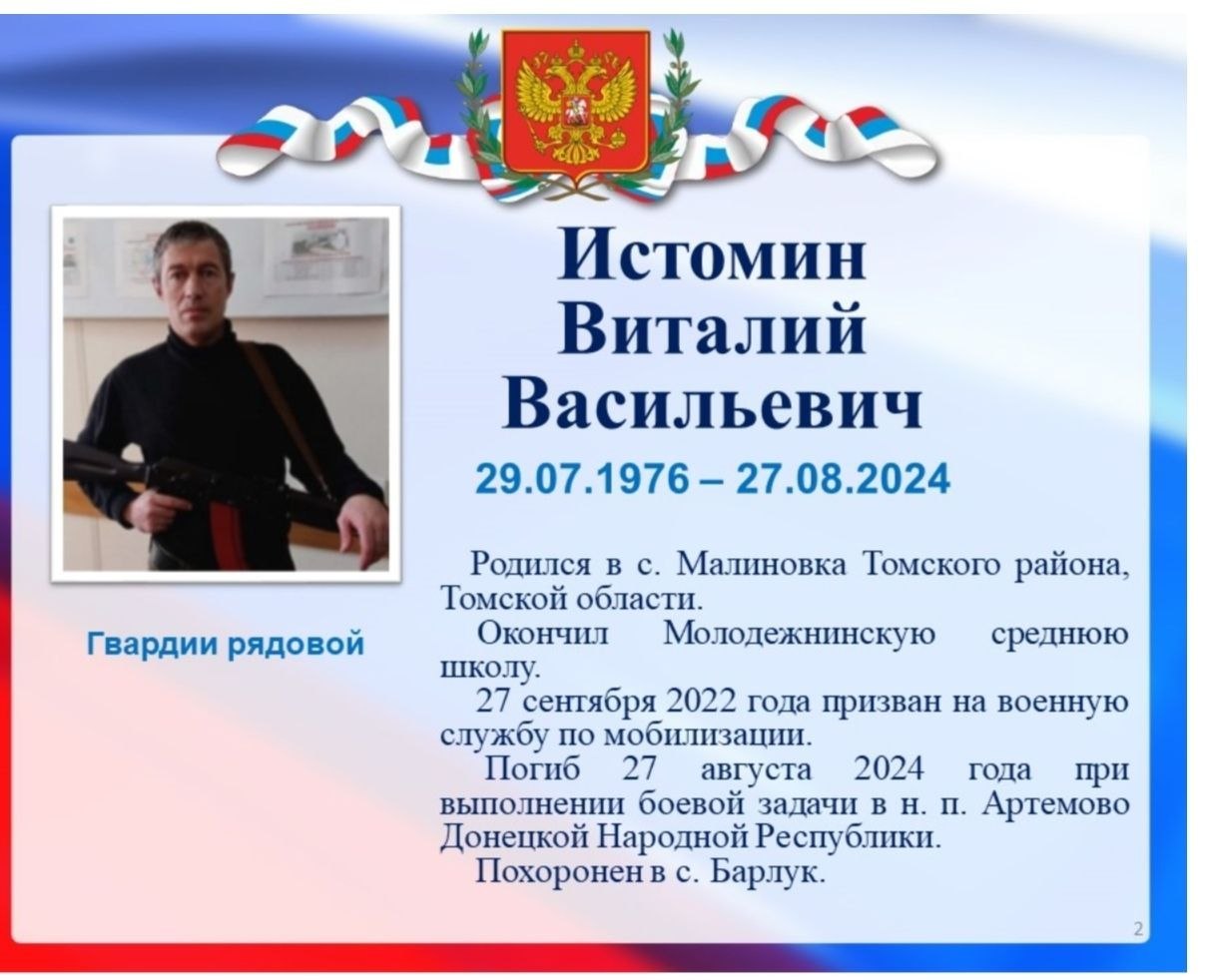Istomin Vitaliy Vasilevich