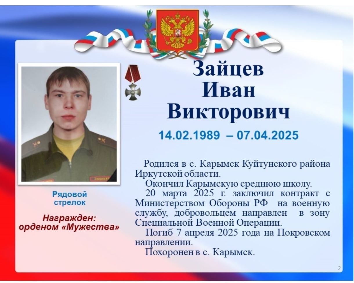 Zaytsev Ivan Viktorovich