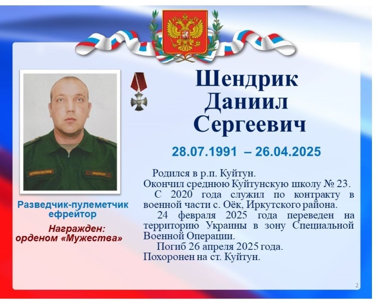 Shendrik Daniil Sergeevich