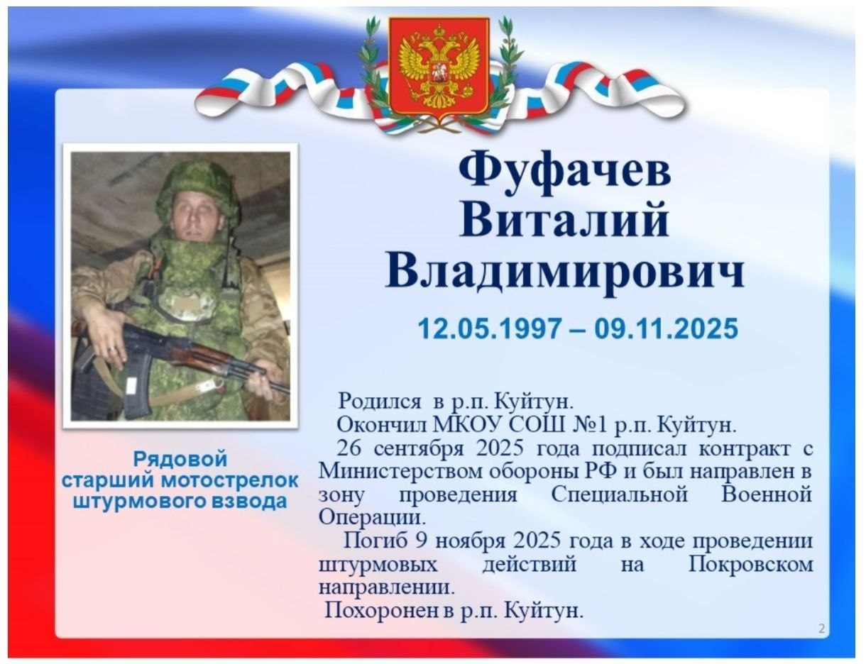 Fufachev Vitaliy Vladimirovich