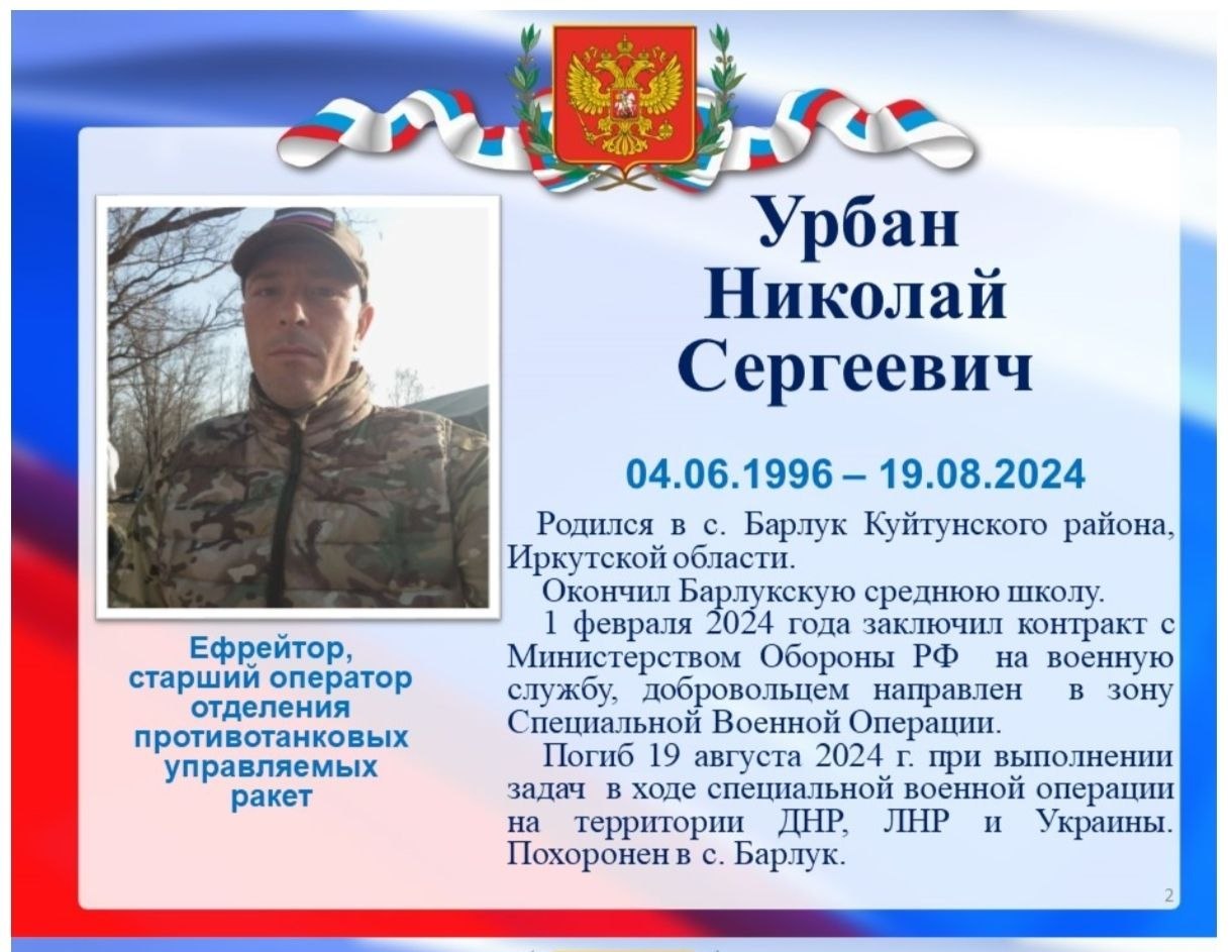 Urban Nikolay Sergeevich