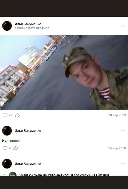 Bakumenko Ilya Sergeevich