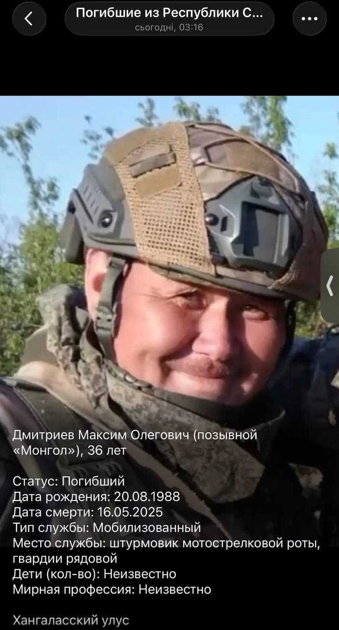 Дмитриев Максим Олегович