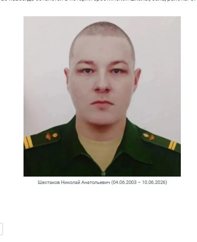 Shestakov Nikolay Anatolevich