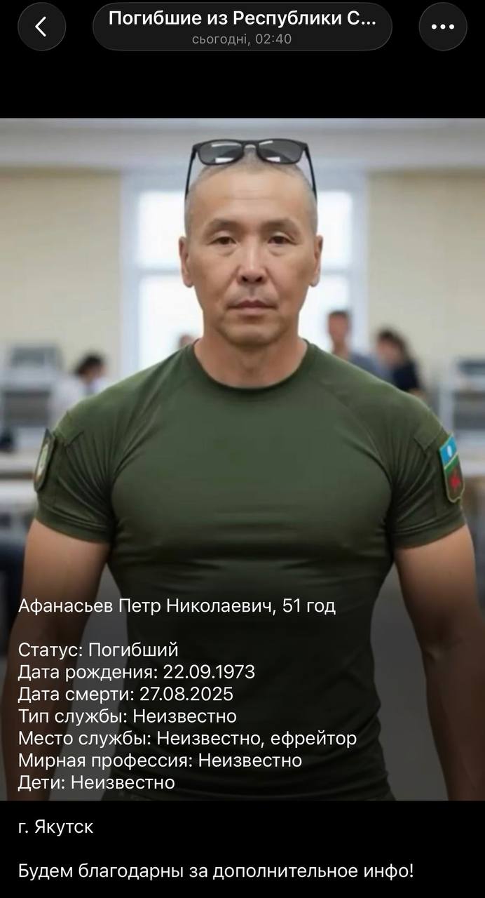 Afanasev Petr Nikolaevich