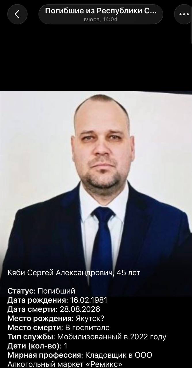 Kyabi Sergey Aleksandrovich