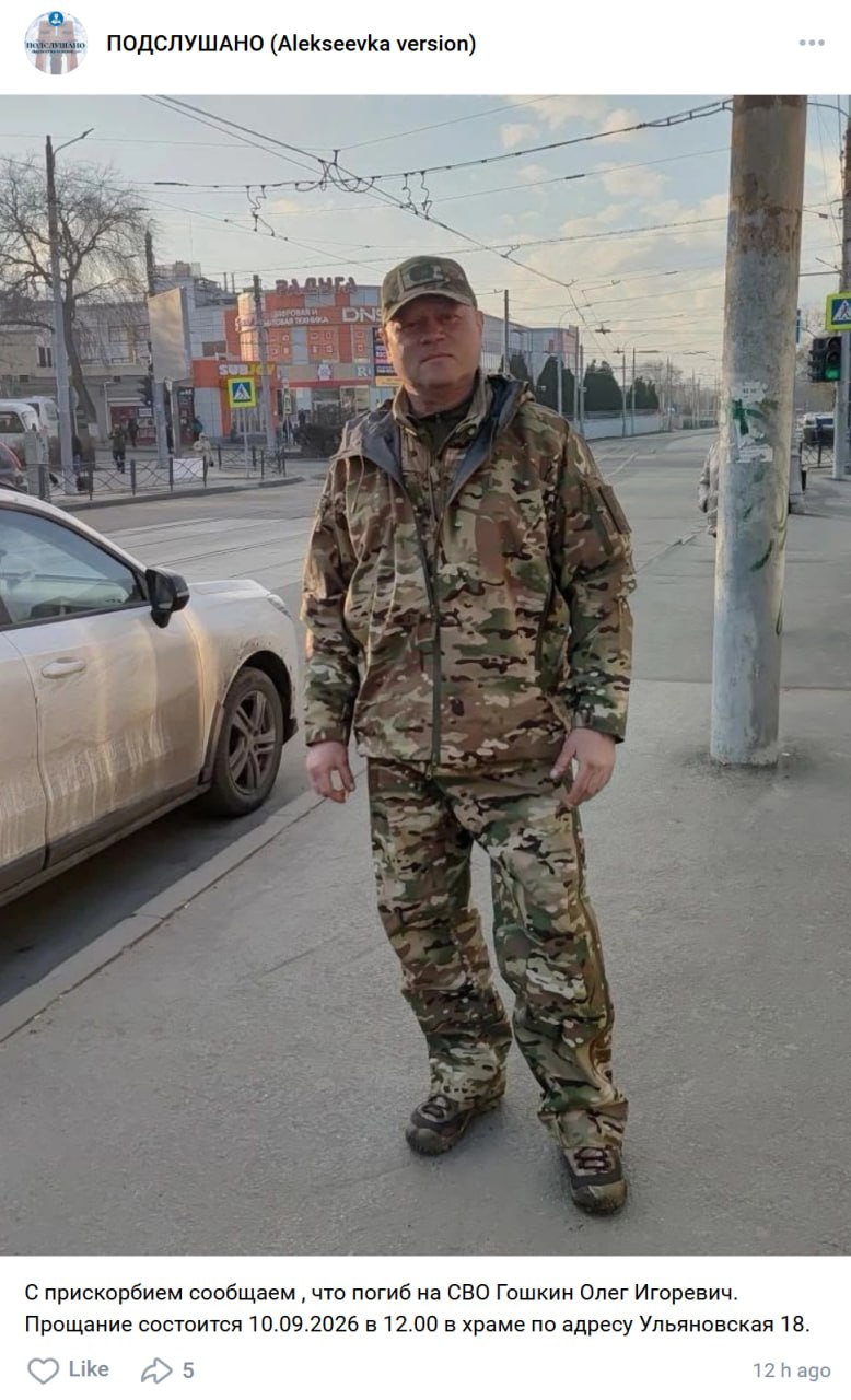 Goshkin Oleg Igorevich