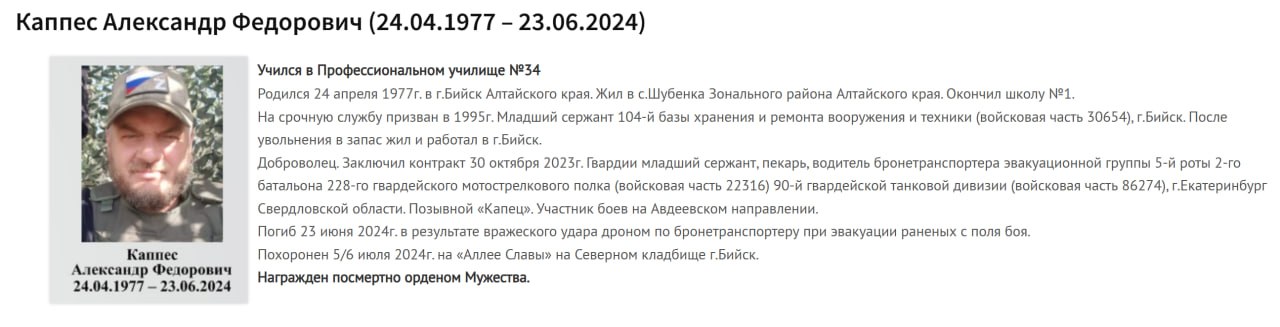 Каппес Александр Федорович