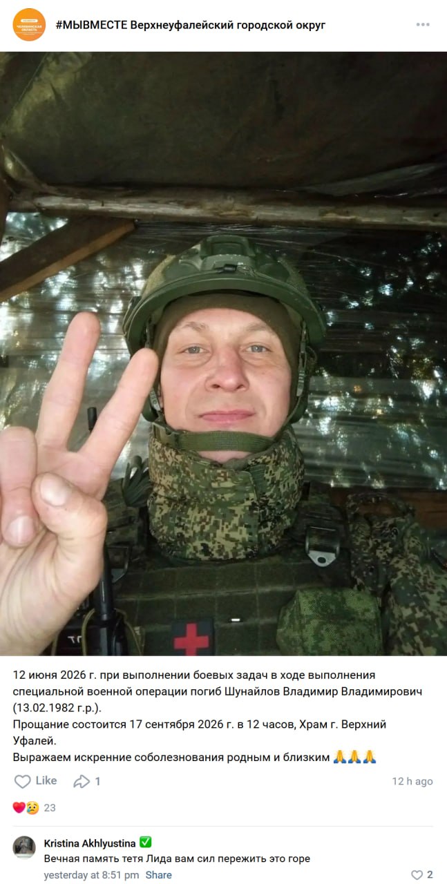 Шунайлов Владимир Владимирович