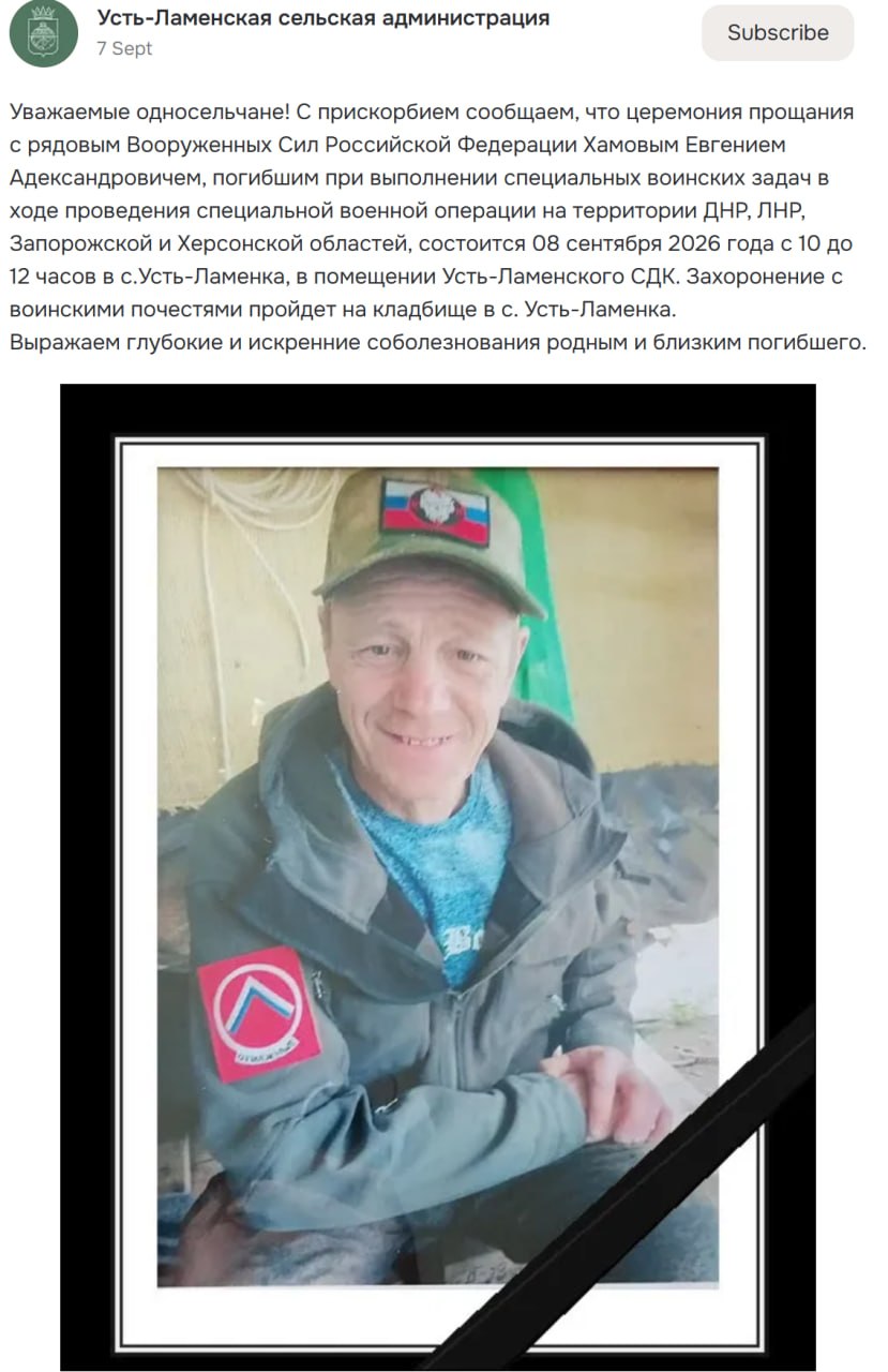 Khamov Evgeniy Aleksandrovich