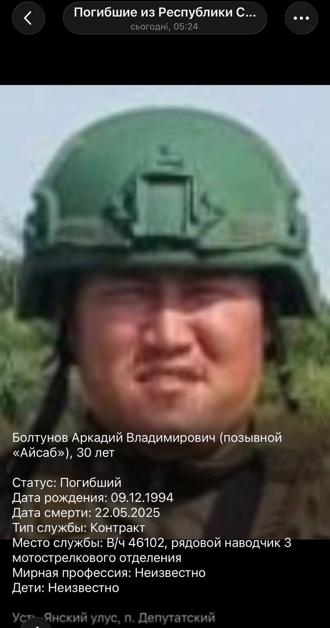Boltunov Arkadiy Vladimirovich