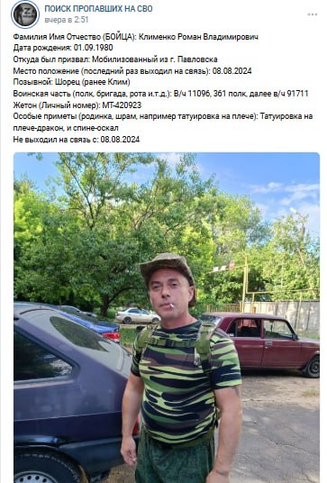 Клименко Роман Владимирович