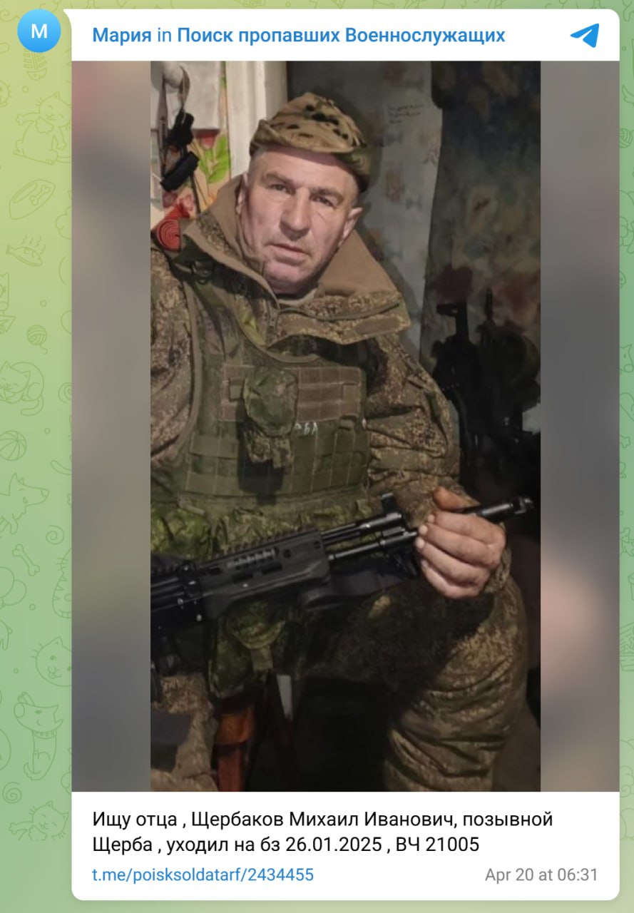 Shcherbakov Mikhail Ivanovich