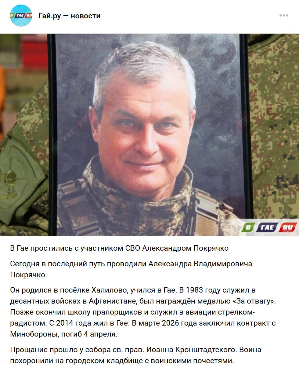 Pokryachko Aleksandr Vladimirovich