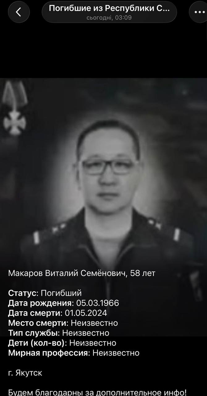 Makarov Vitaliy Semenovich