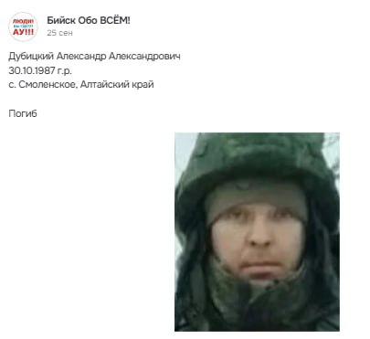 Дубицкий Александр Александрович