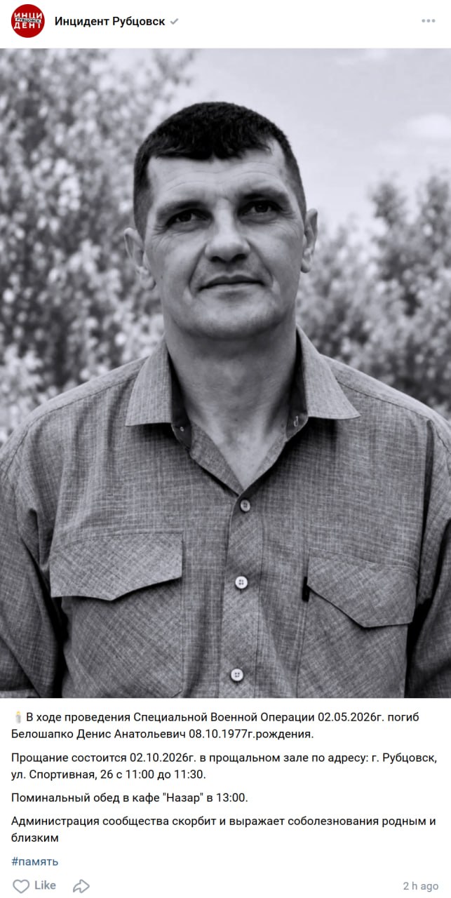 Beloshapko Denis Anatolevich