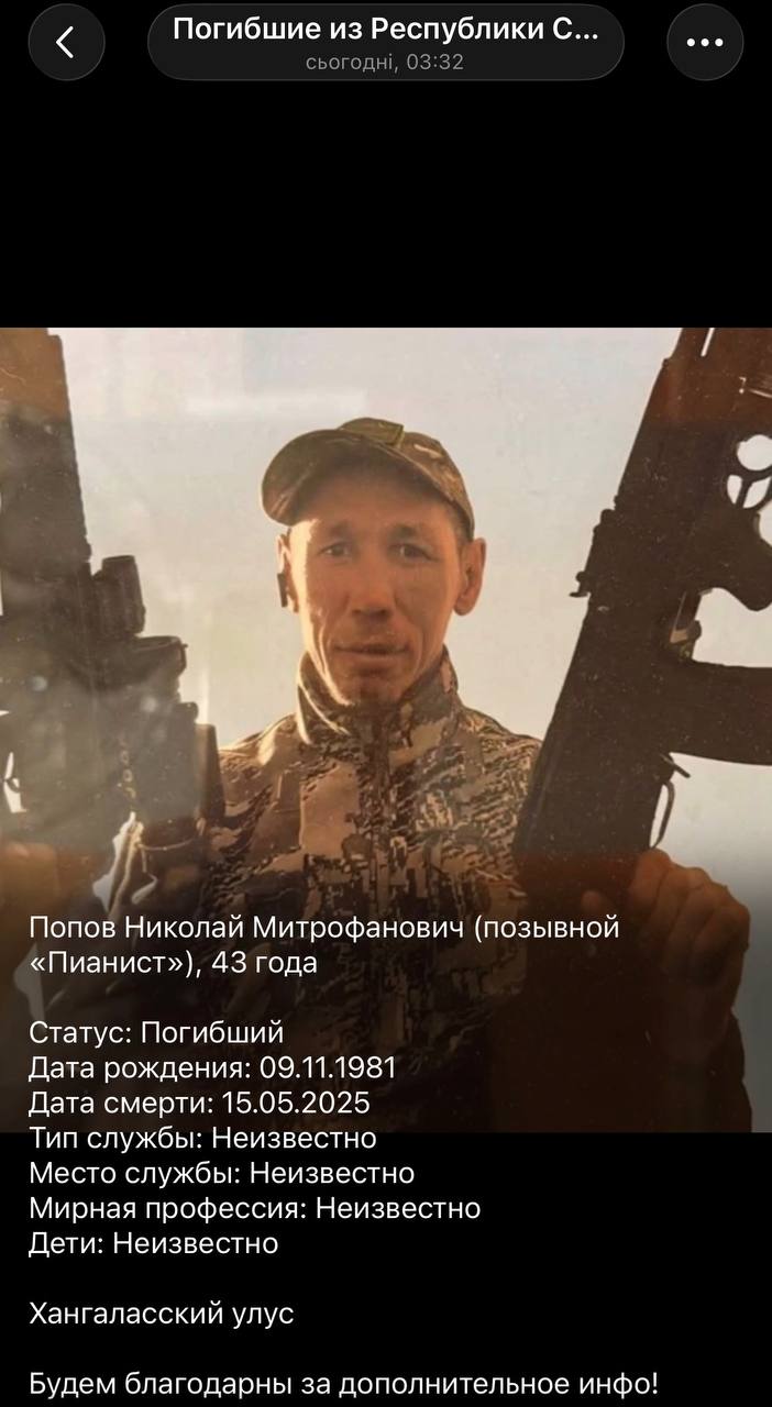 Попов Николай Митрофанович